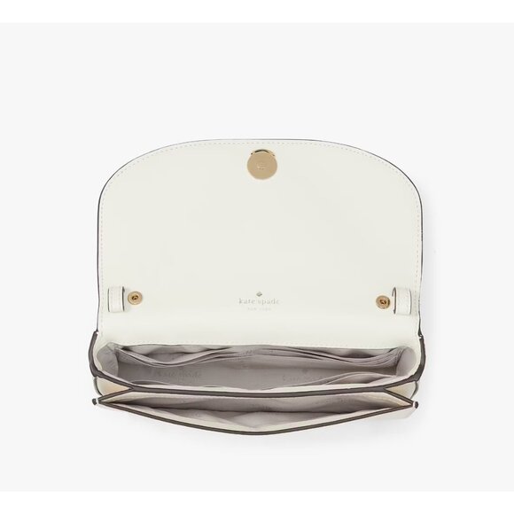 New Kate Spade Kristi Crossbody Refined Grain Leather Meringue - Picture 2 of 5